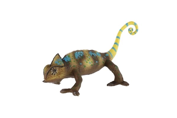 Chameleon yemeni jucărie de plastic 18cm în pachet