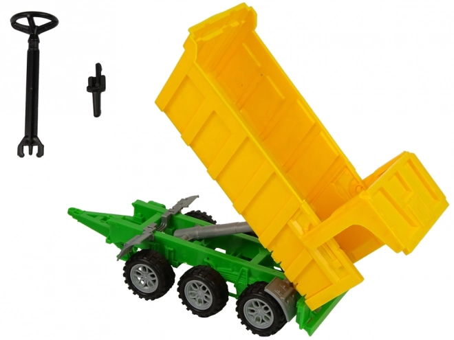 Tractor cu remorcă de jucărie