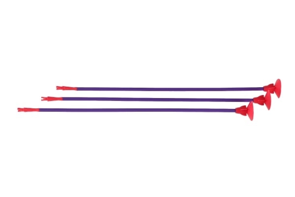 Set arc cu săgeți cu ventuze și țintă roz-violet