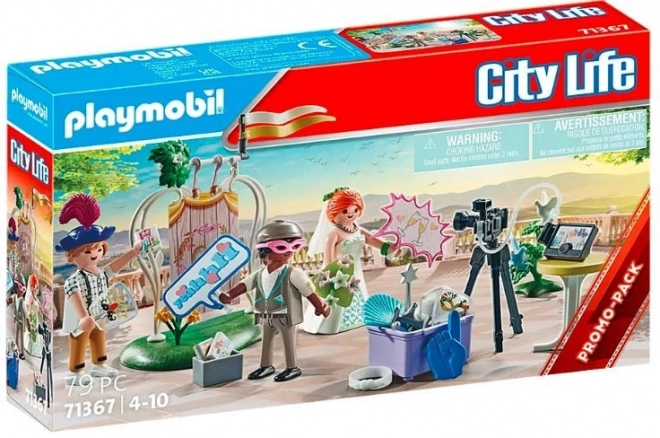 Set cu figurine City Life Foto-booth Nunta