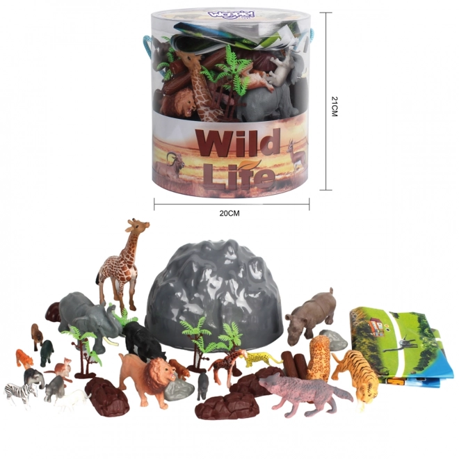 Set de figurine animale safari WOOPIE