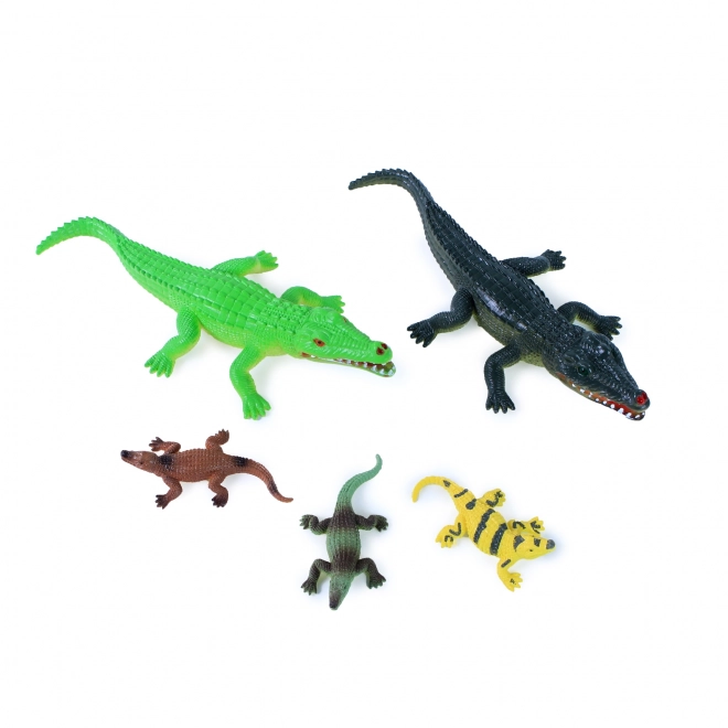 Set crocodili din plastic