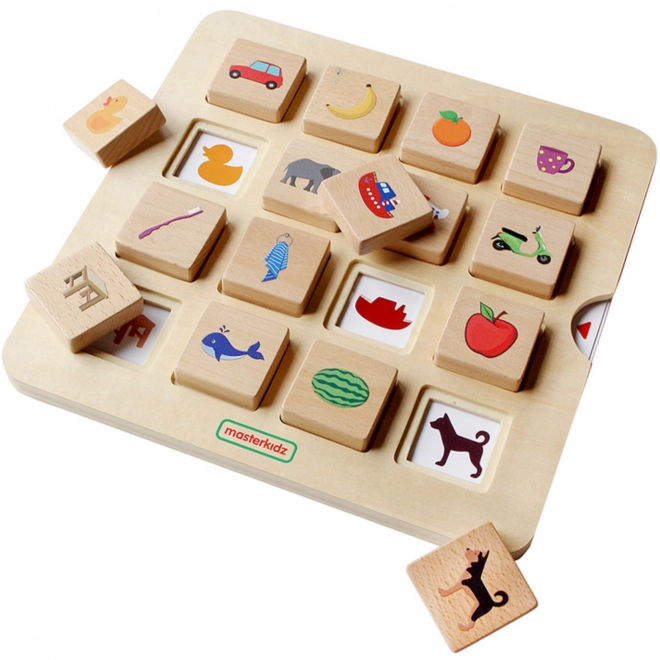 Joc Montessori potrivire umbre și recunoașterea obiectelor Masterkidz