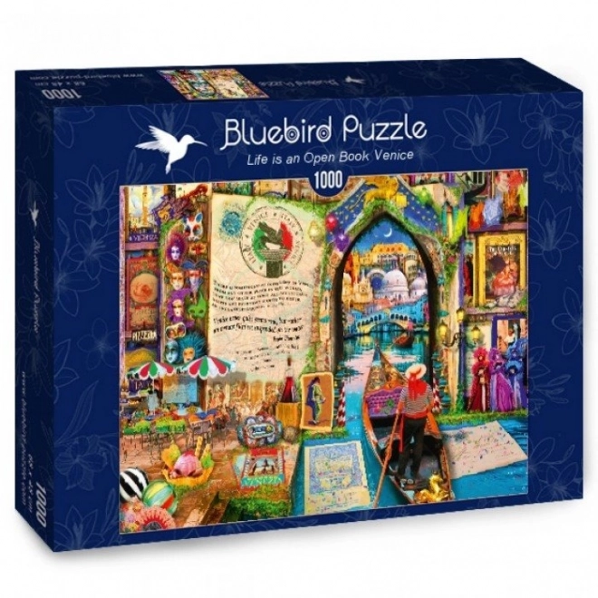 Puzzle Viața este o carte deschisă: Veneția 1000 piese