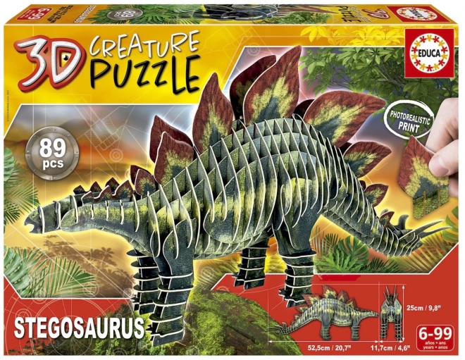 Puzzle 3D Stegozaur EDUCA