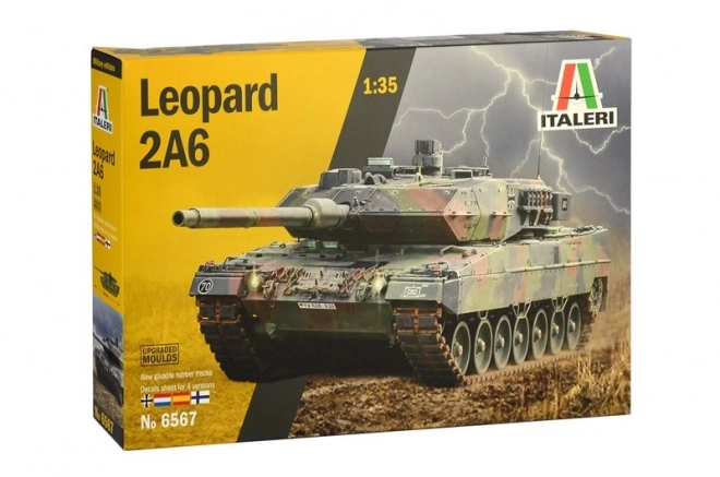 Model plastic tanc Leopard 2A6