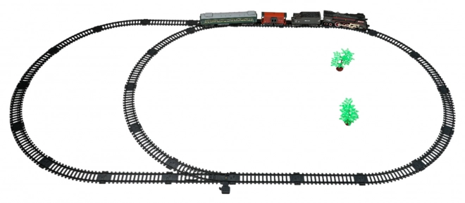 Set tren retro cu accesorii