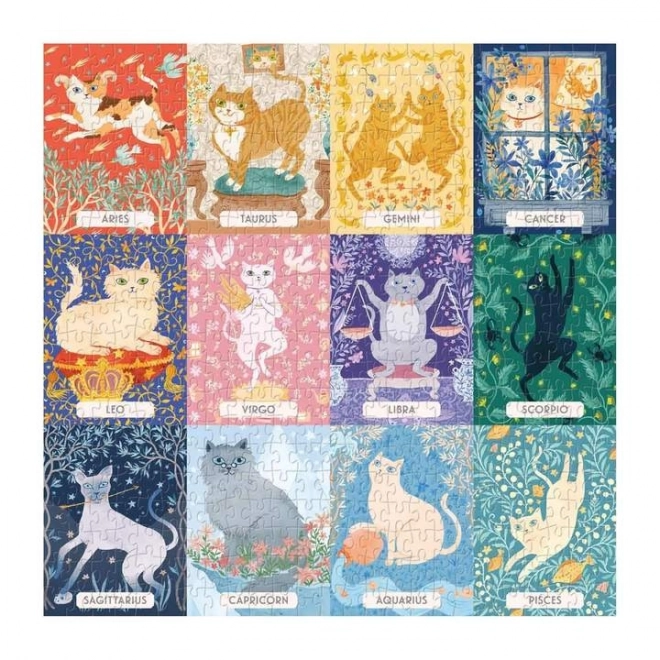 Puzzle Galison zodiacul pisicilor 500 piese