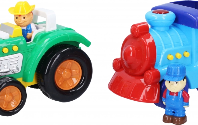 Vehicul cu efecte sonore și luminoase 17 cm