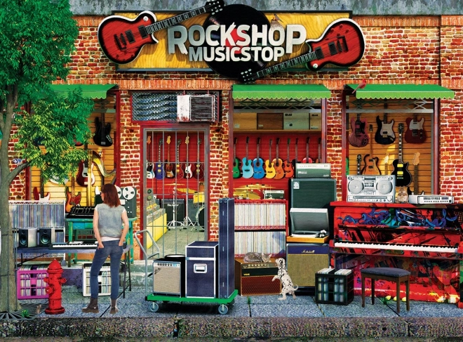 Puzzle Rock Shop 1000 piese Eurographics