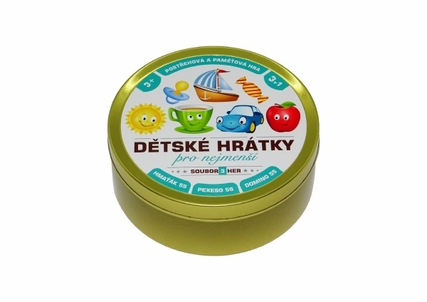 Jocuri de societate Dětské Hrátky 3 în 1 pentru copii