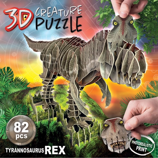 puzzle 3D T-Rex 82 piese