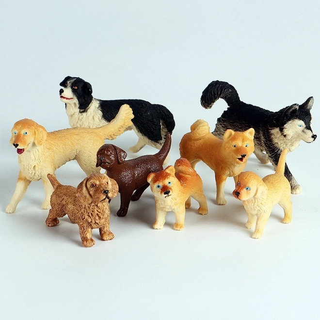 Set figurine câini Woopie 16 piese