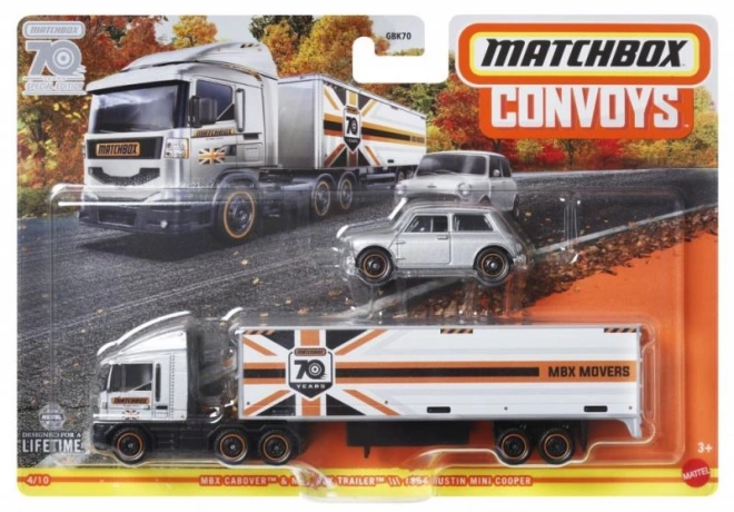 Camion Transport Matchbox cu Mașinuță