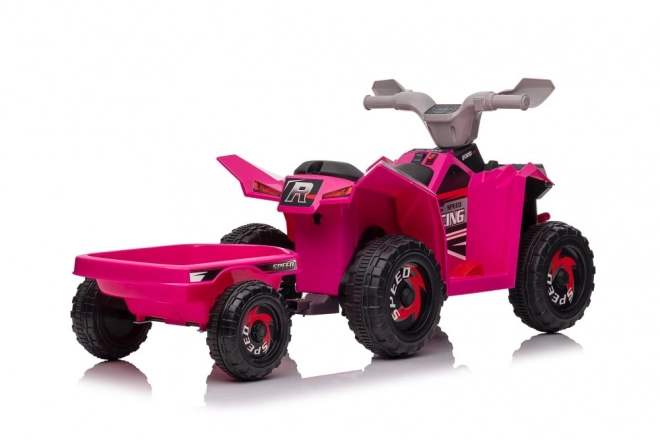 Gokart negru Monster pe pedale cu roți largi umflate