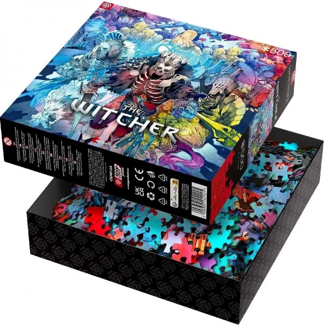 Puzzle The Witcher: Fracțiunea Monștri 500 Piese