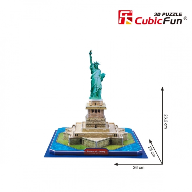 Puzzle 3D Statuia Libertății CubicFun