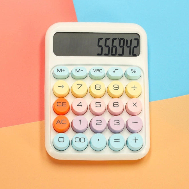 Calculator de birou cu butoane rotunde