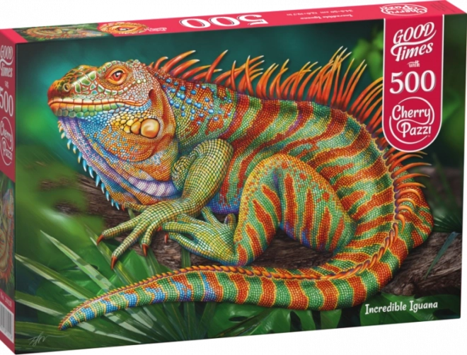 Puzzle incredibilul iguana 500 piese Cherry Pazzi