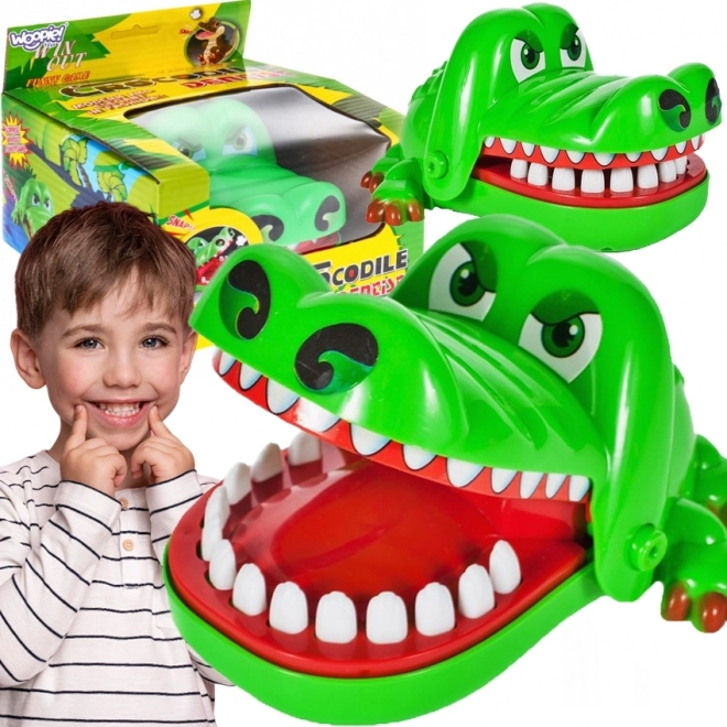 Joc de îndemânare crocodilul mușcăcios cu dintele bolnav la dentist