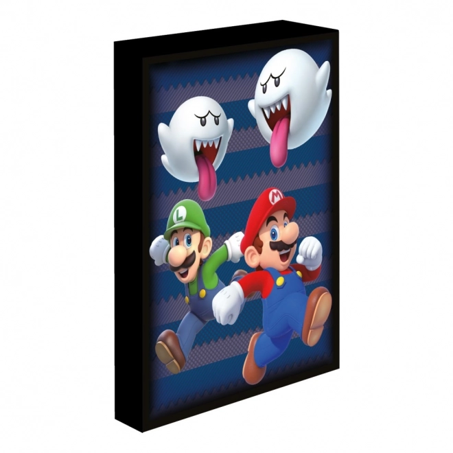 Tablou LED iluminat Super Mario 30x40 cm