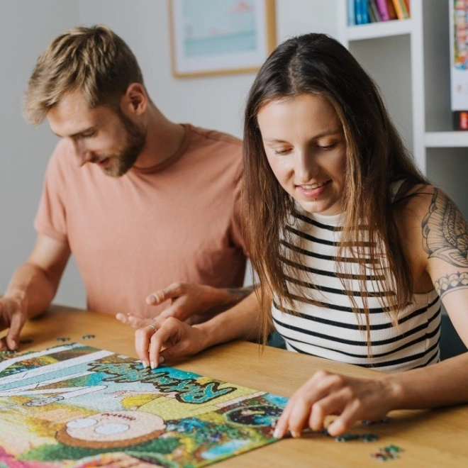 Puzzle Trefl Premium Plus: Rick and Morty 1000 piese