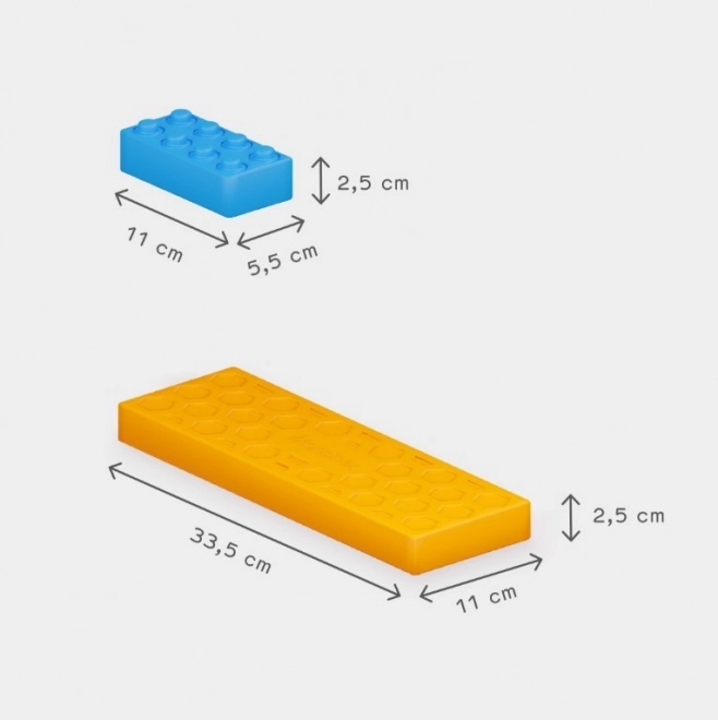 Platformă educativă cu cărămizi Junior 28 piese