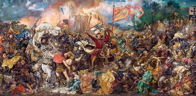 Puzzle 4000 de elemente Bătălia de la Grunwald pictură de Jan Matejko