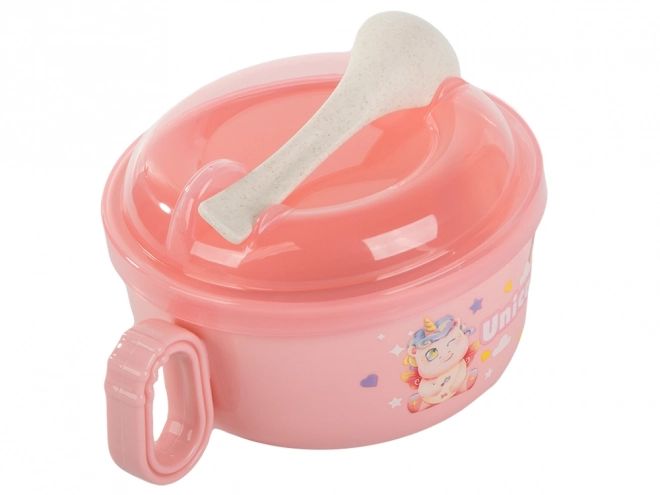 Set de vase pentru hrana copiilor cu mâner