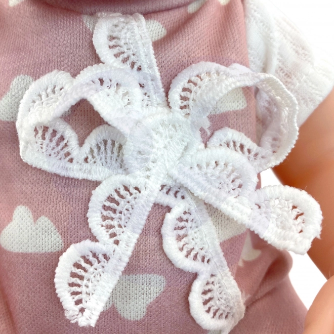 Păpușă adorabilă Woopie Royal în ținută roz 36 cm