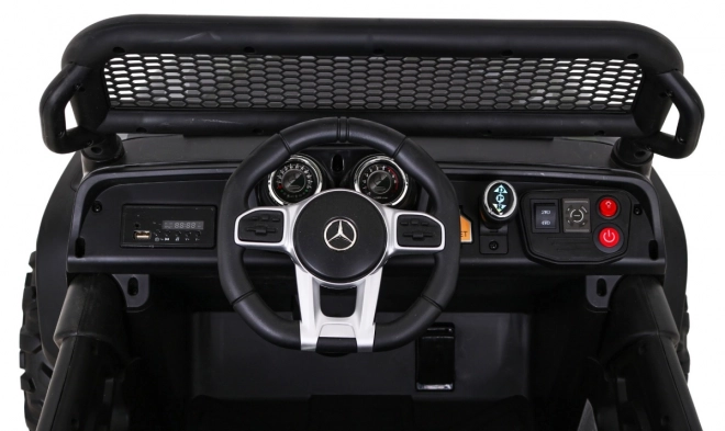 Mercedes Benz Unimog pentru copii Moro lak + tracțiune 4x4 + telecomandă + spațiu bagaje + pornire lentă + MP3 LED