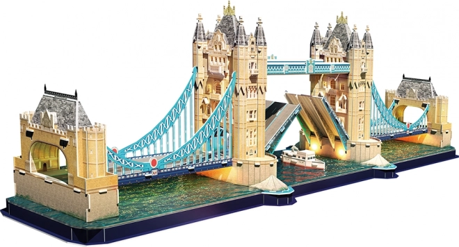 Puzzle 3D cu LED Tower Bridge