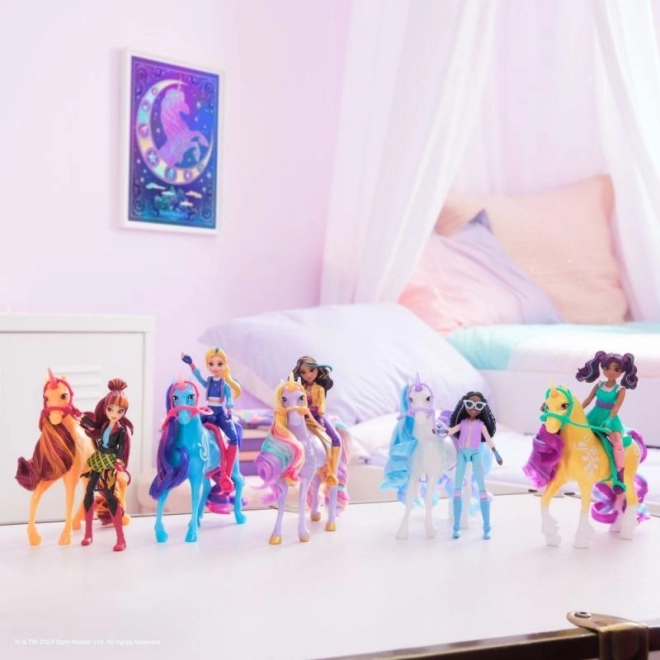 Set figurine Layla și Fulg de la Unicorn Academy