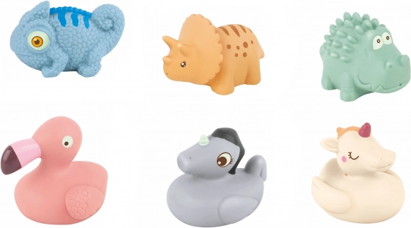 Animale de cauciuc pentru baie - set 3 buc