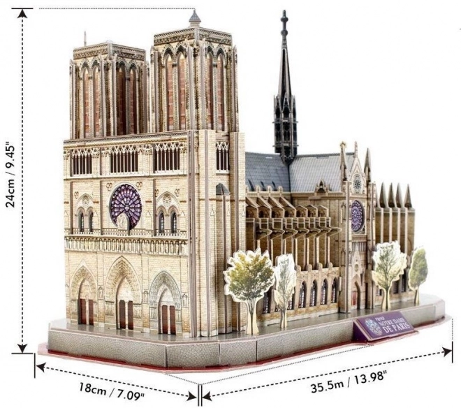 Puzzle 3D Notre Dame National Geographic