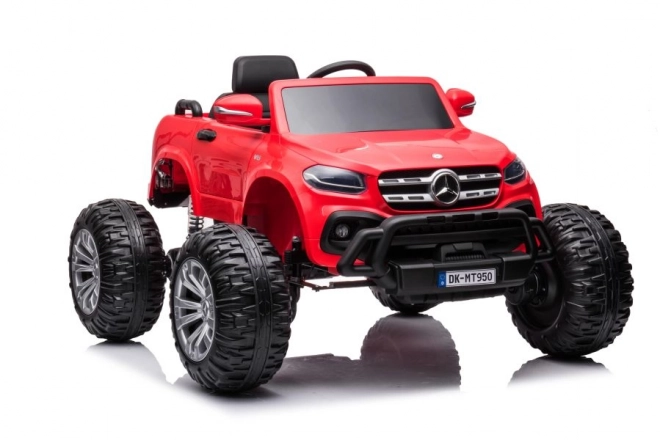 Mașinuță electrică Mercedes 4x4 roșie