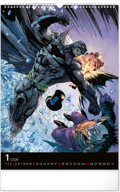 Calendar de perete Batman Dark 2026