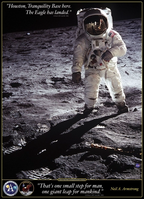 Puzzle Neil Armstrong Primii Pași Pe Lună 1000 Piese