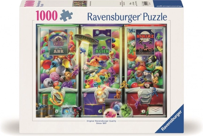 Puzzle animale, extratereștri și ninja Ravensburger 1000 piese