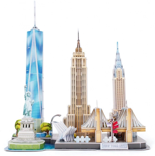 Puzzle 3D Linia Orasului New York