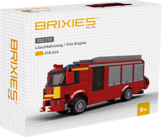 Brixies Plus Set mașină de pompieri