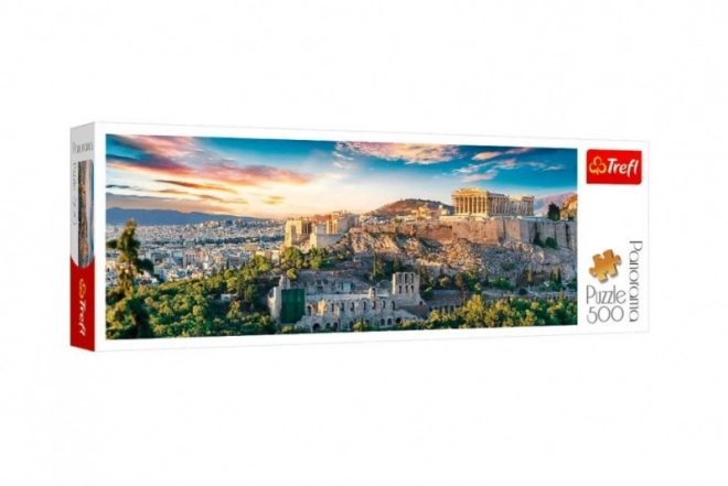 Puzzle panoramice Trefl 500 piese Acropole din Atena