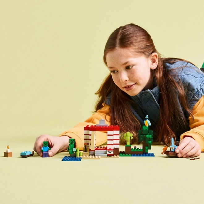 Casă TNT în junglă LEGO Minecraft