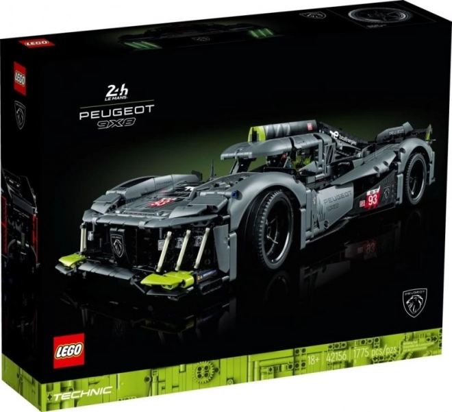 Hipersportivă LEGO Technic Peugeot 9X8 Le Mans