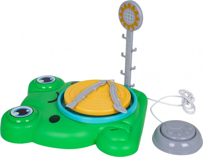 Roată cu două viteze și pedală de picior