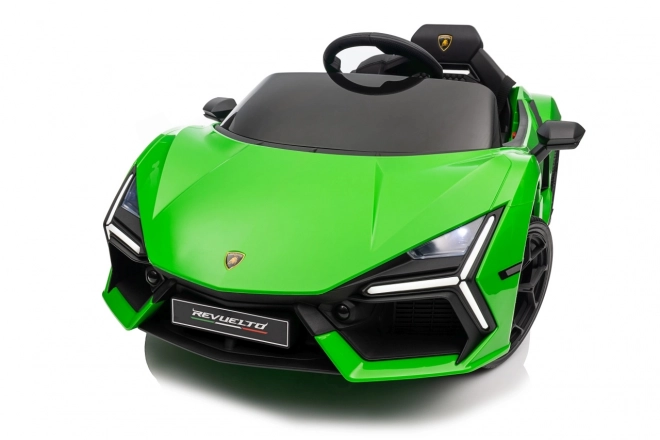 Mașinuță electrică Lamborghini Revuelto verde