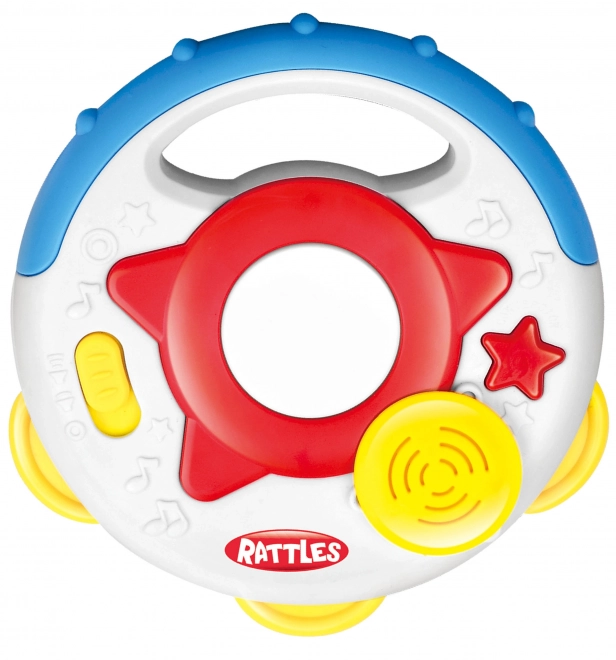 Tamburin muzical interactiv pentru copii Woopie Baby