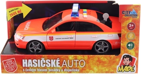 Mașină de pompieri cu voce cehă 24 cm