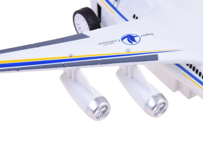 Avion pasager telecomandat RC cu lumini