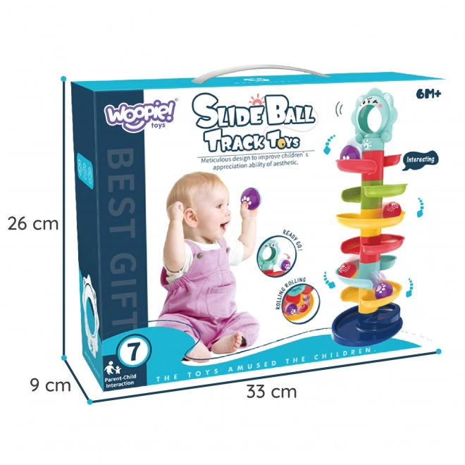 Turn de joacă spiral WOOPIE pentru bebeluși